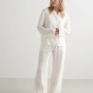 White Pyjama Set