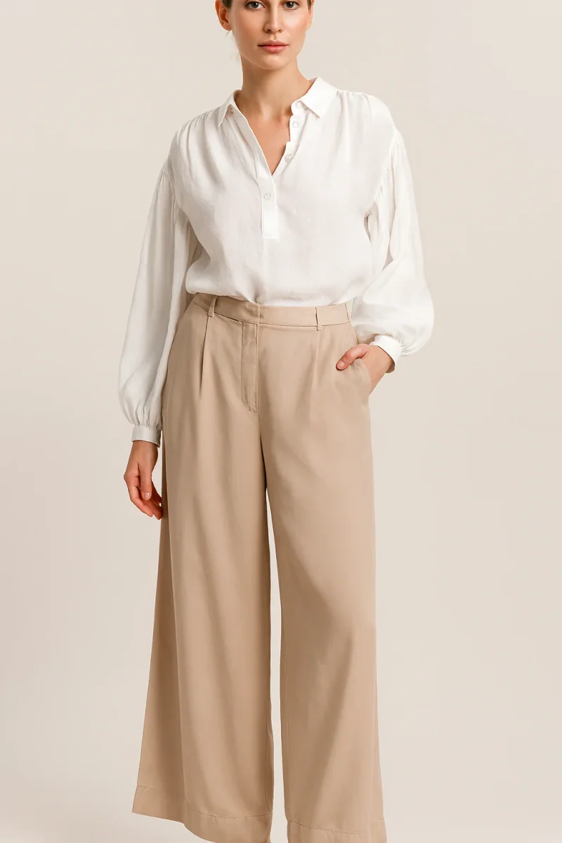 Hose „Adeline“ Beige – Bild 3