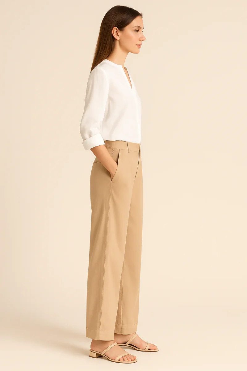 Hose „Adeline“ Beige – Bild 4