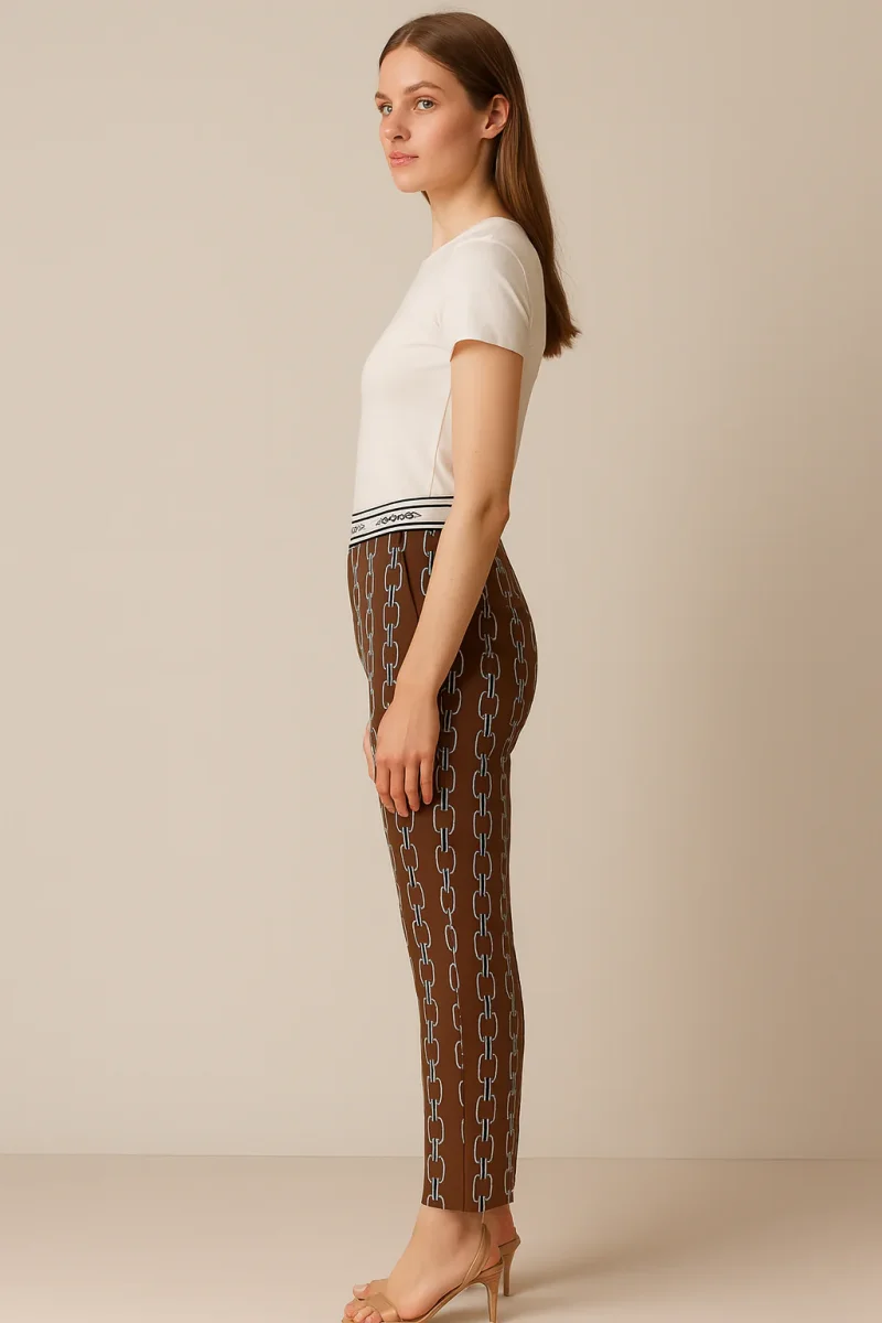 Hose „Faith“ Braun | Multicolor – Bild 3